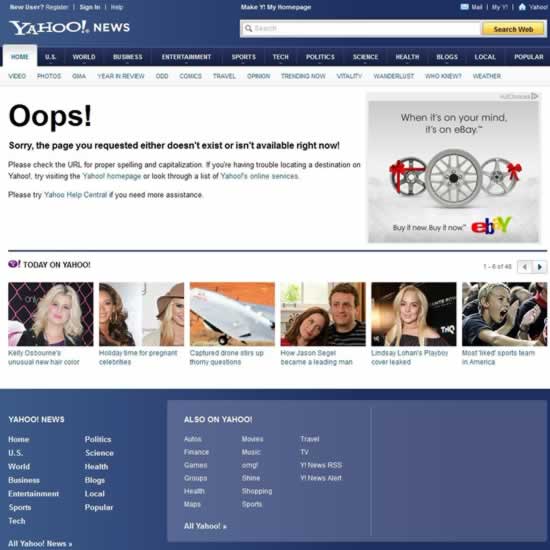 也可以像Yahoo一样,能放的全塞进去 404-4